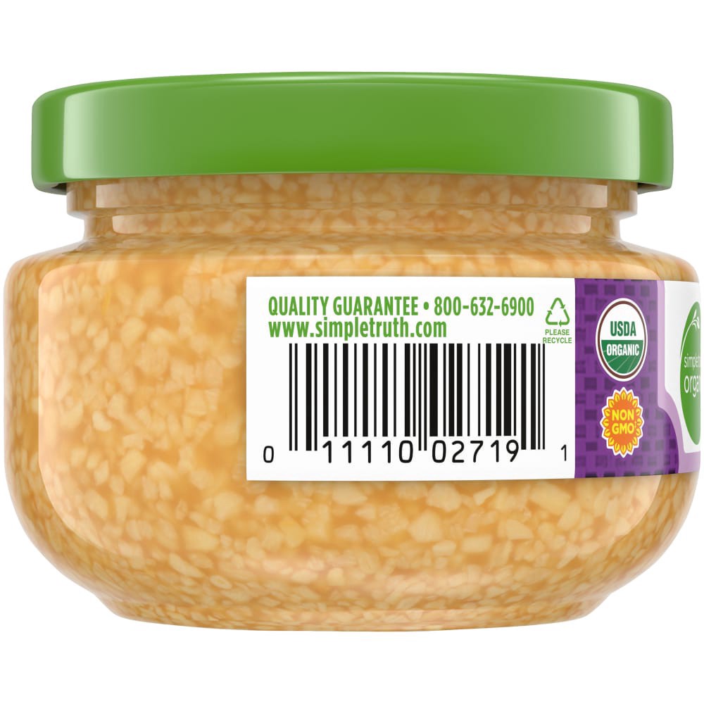 slide 4 of 4, Simple Truth Organic Minced Garlic, 4.5 oz