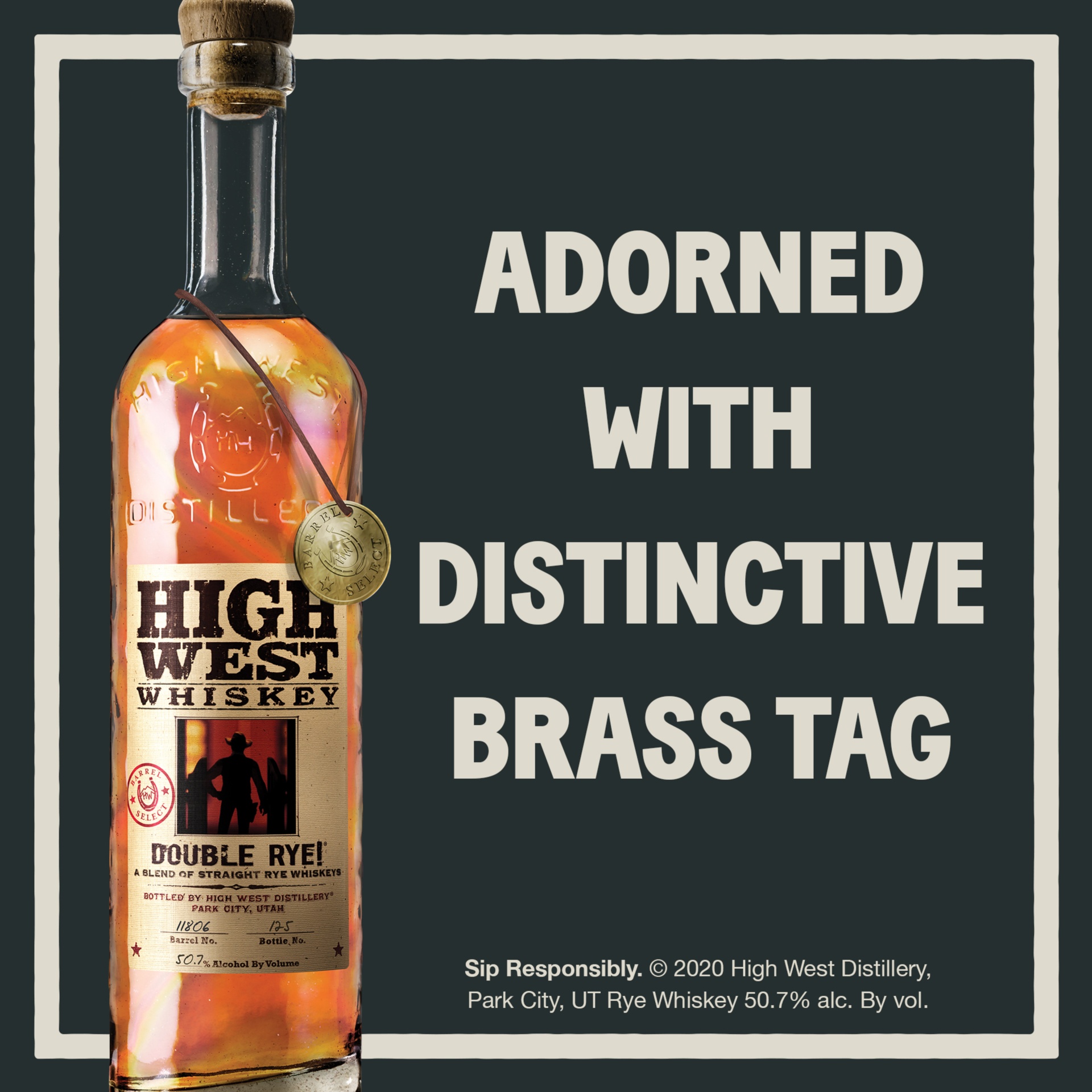 slide 3 of 6, High West Double Rye Barrel Select Whiskey, 750 ml