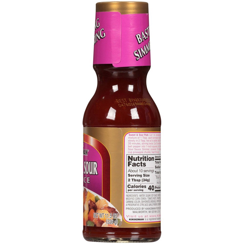 slide 8 of 9, Kikkoman Sweet & Sour Sauce 11.5 oz, 11.5 oz