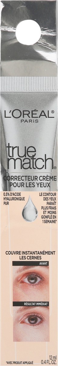 slide 5 of 9, L'Oréal L'Oreal Paris True Match Eye Cream in a Concealer with Hyaluronic Acid - Fair C1-2 - 0.4 fl oz, 0.4 fl oz