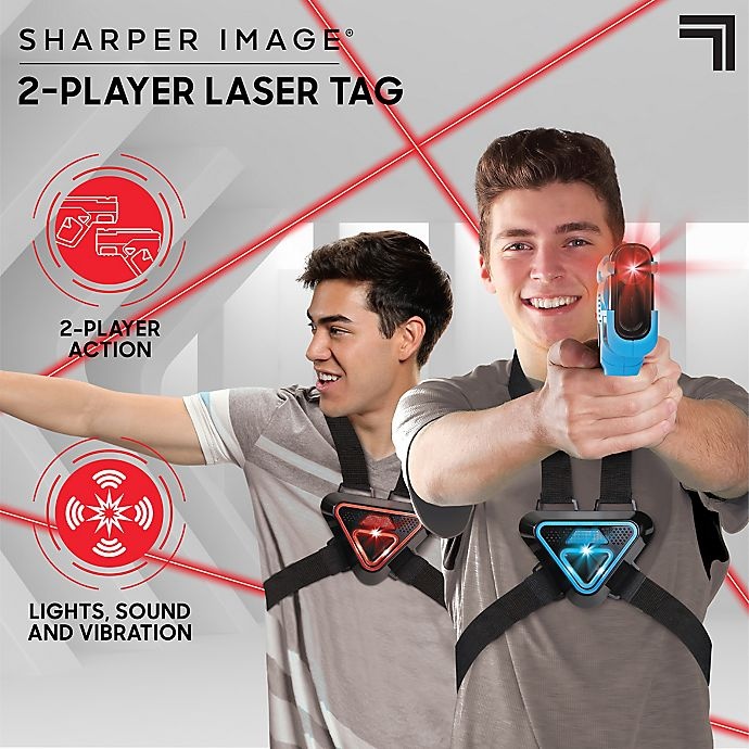 slide 2 of 9, Sharper Image Laser Tag Shooting Game - Blue/Red, 1 ct