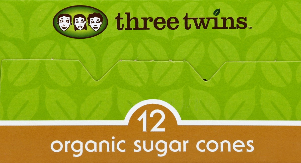 slide 2 of 5, Three Twins Sugar Cones 12 ea, 