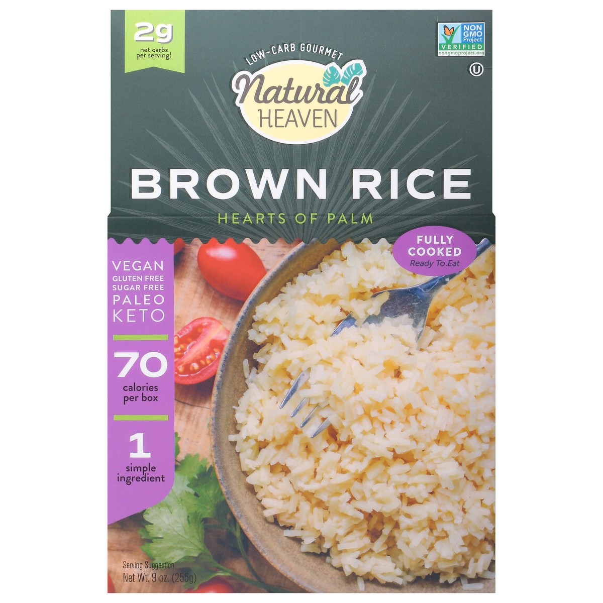 slide 3 of 14, Natural Heaven Hearts Of Palm Brwn Rice - 9 OZ, 9 oz
