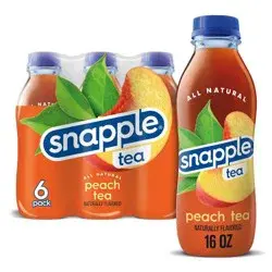 Snapple 6 Pack Peach Tea