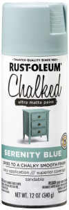 slide 14 of 29, Rust-Oleum Chalked Ultra Matte Spray Paint - 302595, Serenity Blue, 12 oz