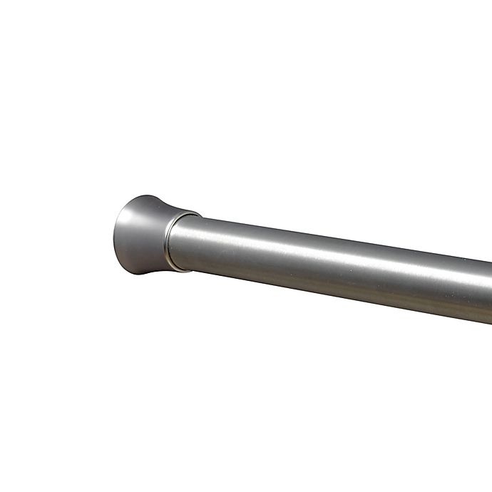 slide 1 of 7, Titan Dual Mount Stainless Steel Shower Rod - Brushed Nickel, 1 ct