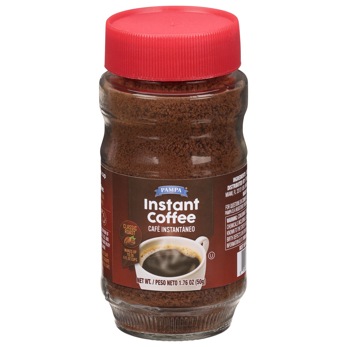 slide 1 of 10, Pampa Instant Coffee, 1.8 oz