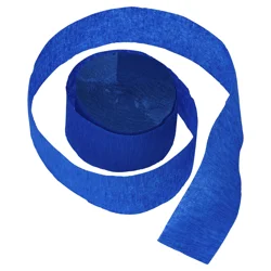 American Greetings Royal Blue Party Streamers, 81 ft
