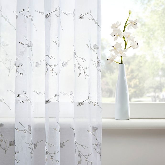 slide 5 of 7, Madison Park Meredith Grommet Light Filtering Window Curtain Panel - Natural, 95 in