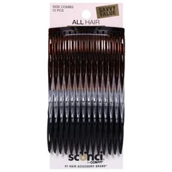 scünci Side Combs Savvy Value 12 Each