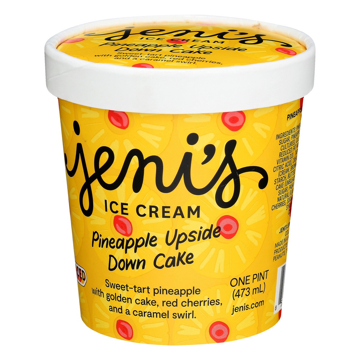 slide 9 of 9, Jeni's Pineapple Upside Down Cake Ice Cream 1 pt, 1 pint