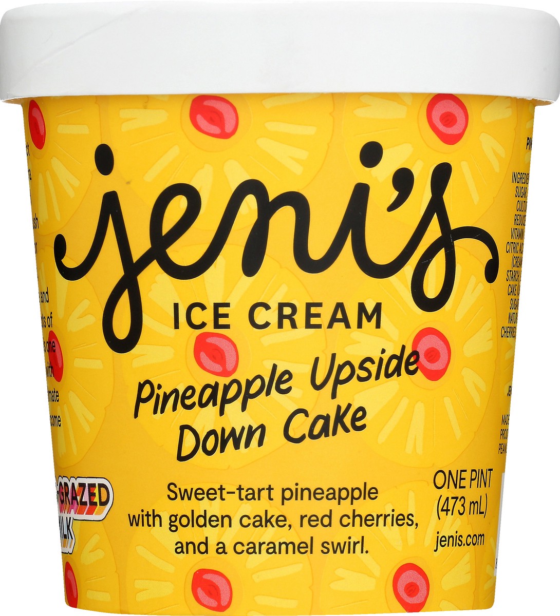 slide 6 of 9, Jeni's Pineapple Upside Down Cake Ice Cream 1 pt, 1 pint