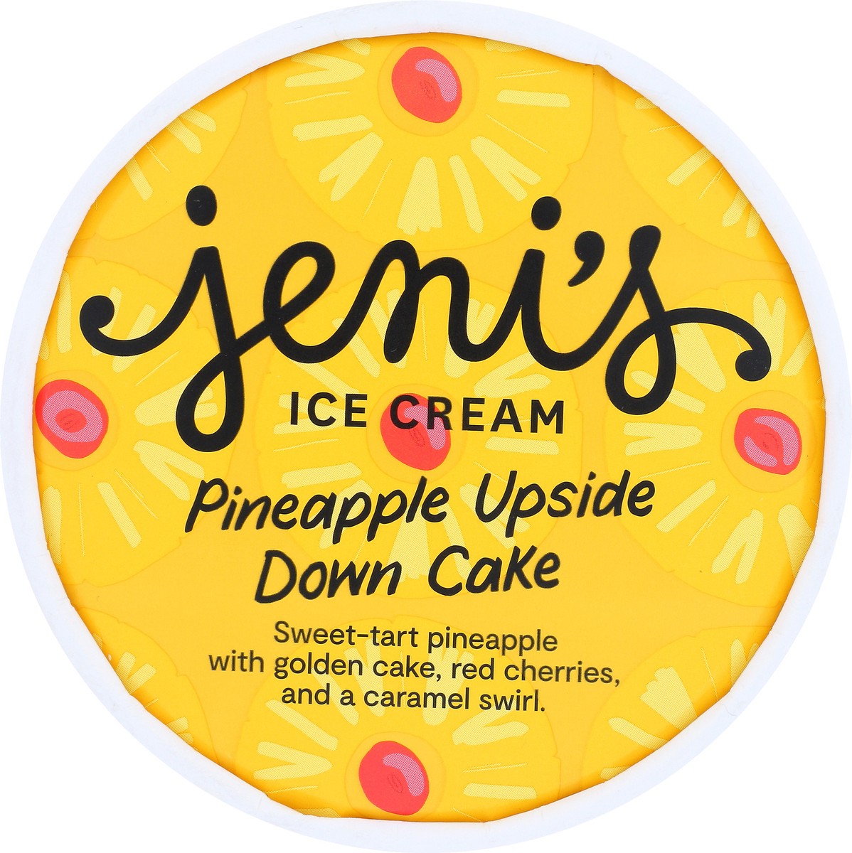 slide 9 of 9, Jeni's Pineapple Upside Down Cake Ice Cream 1 pt, 1 pint