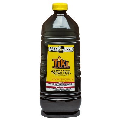 slide 1 of 2, Tiki Citronella Scented Torch Fuel with Easy Pour System - TIKI, 100 oz