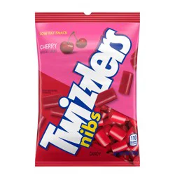 Twizzlers Nibs Cherry Flavored Licorice Style Chewy Candy Bag, 6 oz