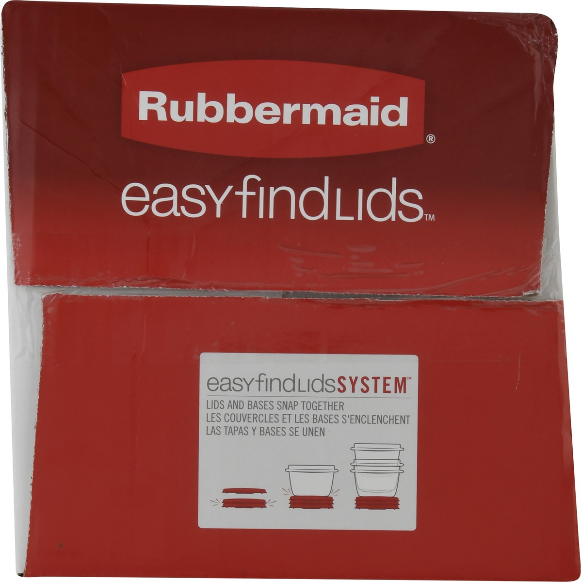 slide 8 of 9, Rubbermaid EasyFindLids 18 Pieces Containers + Lids 1 ea, 1 ct