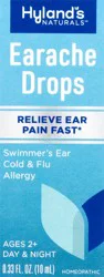 Hyland's Naturals Day & Night Earache Drops 0.33 fl oz