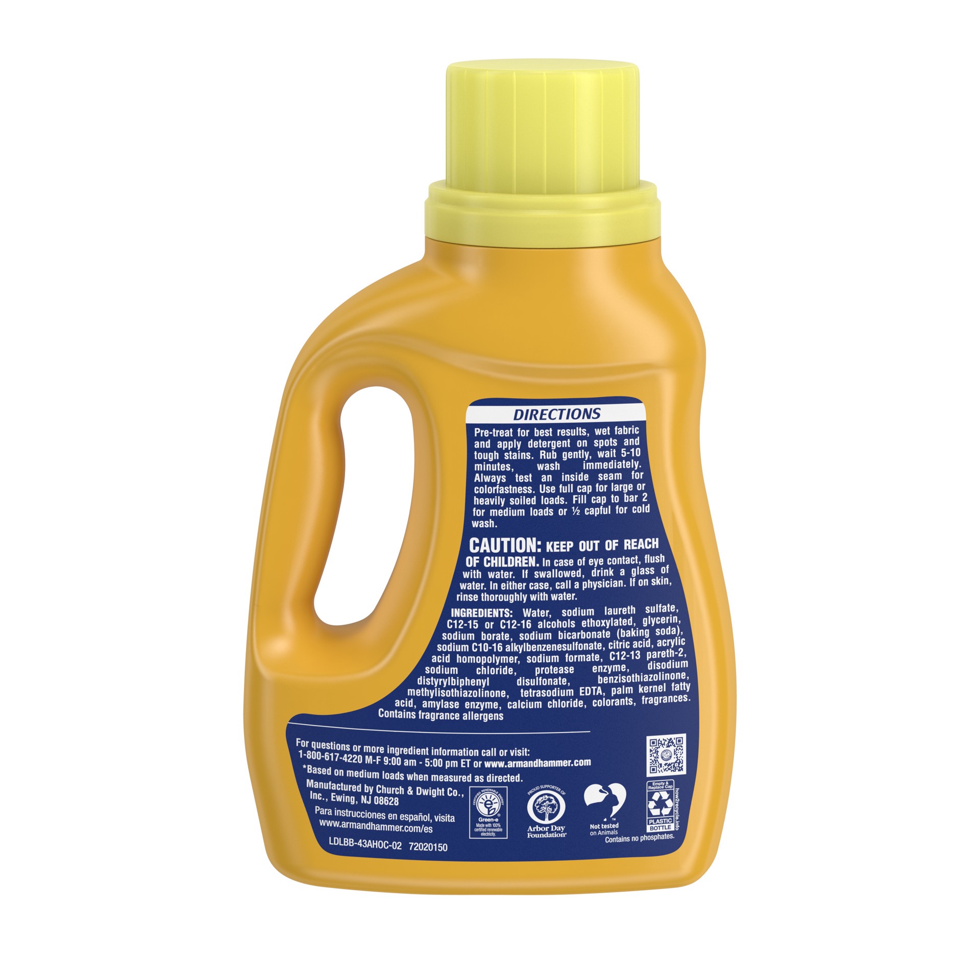 slide 2 of 5, ARM & HAMMER Liquid Plus Oxi Clean, 43.75 fl oz