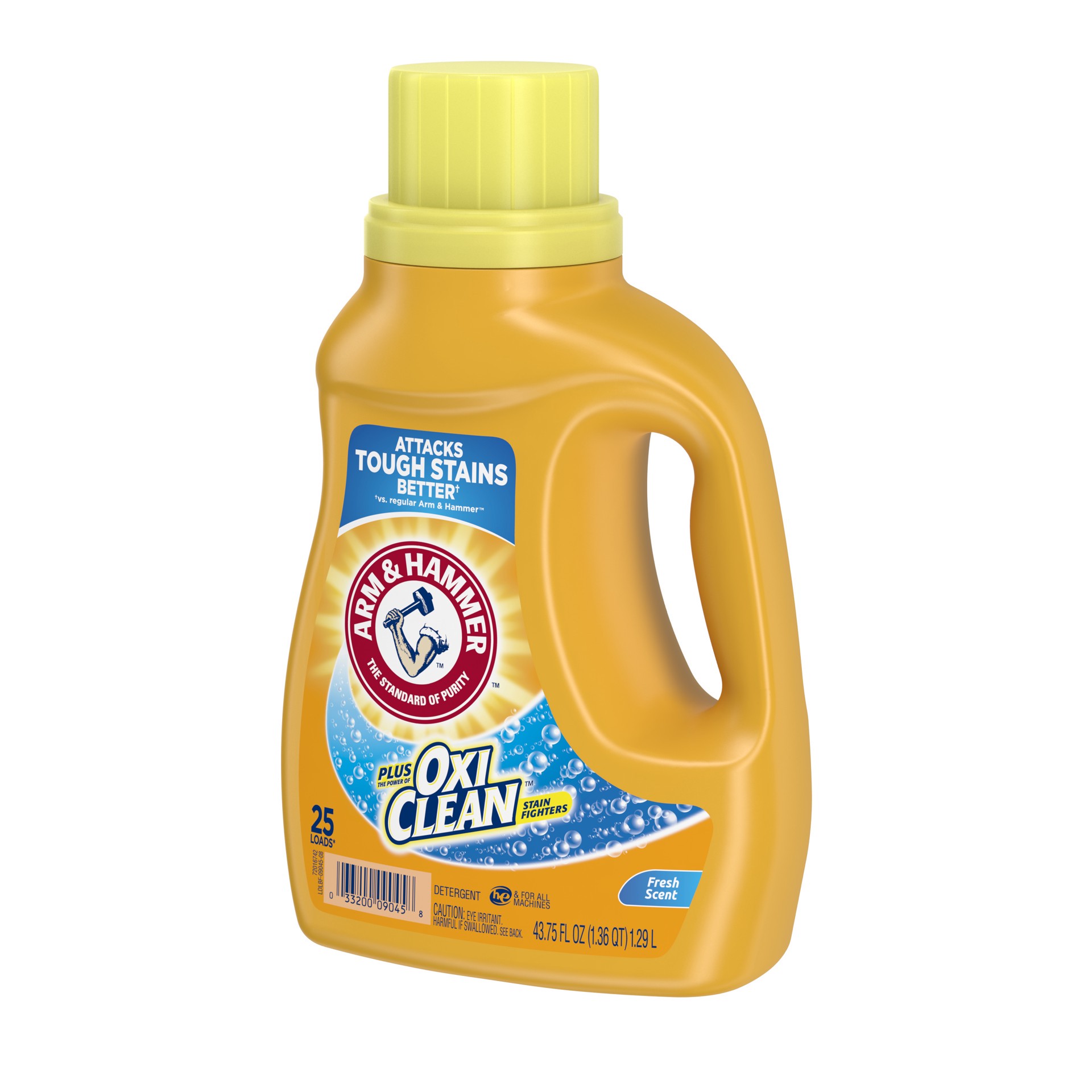 slide 3 of 5, ARM & HAMMER Liquid Plus Oxi Clean, 43.75 fl oz