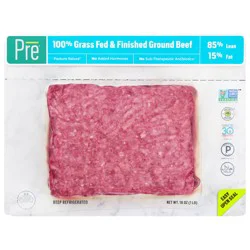 Pre 100% Grass Fed & Finished Ground Beef 16 oz