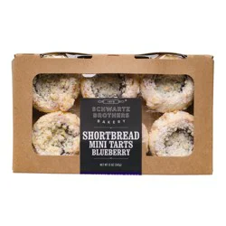 Schwartz Brothers Bakery® Shortbread Mini Tarts Blueberry