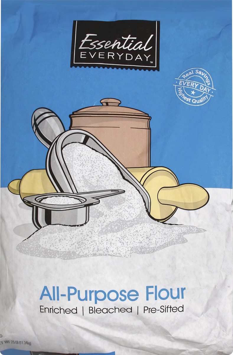 slide 2 of 6, Essential Everyday All Purpose Flour, 25 lb