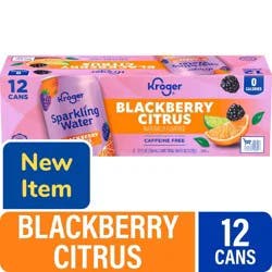 Kroger® Blackberry Citrus Sparkling Water