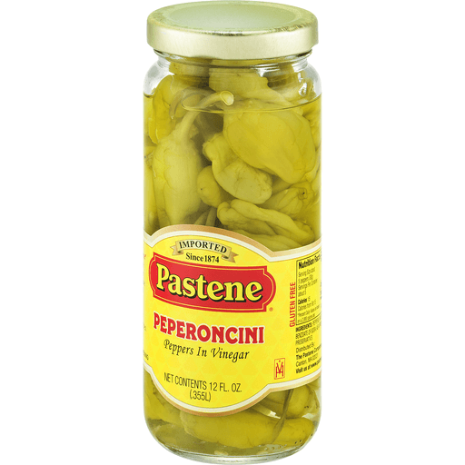 slide 5 of 8, Pastene Peperoncini, Peppers In Vinegar, 12 oz
