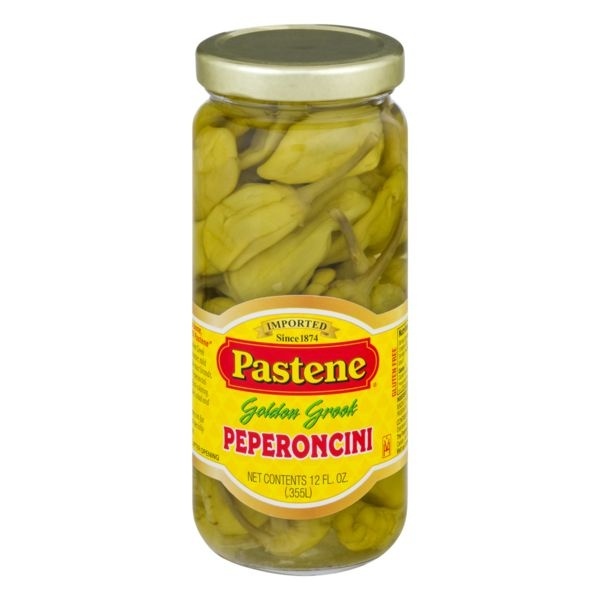 slide 1 of 1, Pastene Peperoncini, Peppers In Vinegar, 12 oz