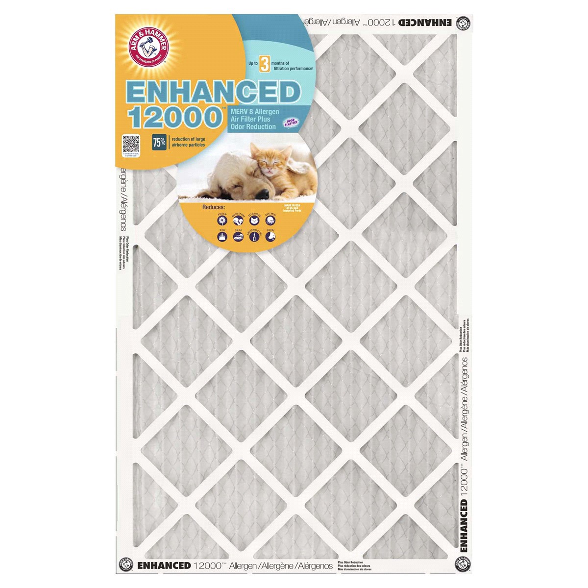 slide 1 of 1, Arm & Hammer 14 X 14 X 1 Inch Filter - Each, 1 ct