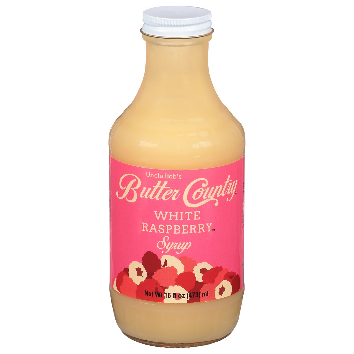 slide 11 of 14, Uncle Bob's Butter Country White Raspberry Syrup 16 fl oz, 16 fl oz