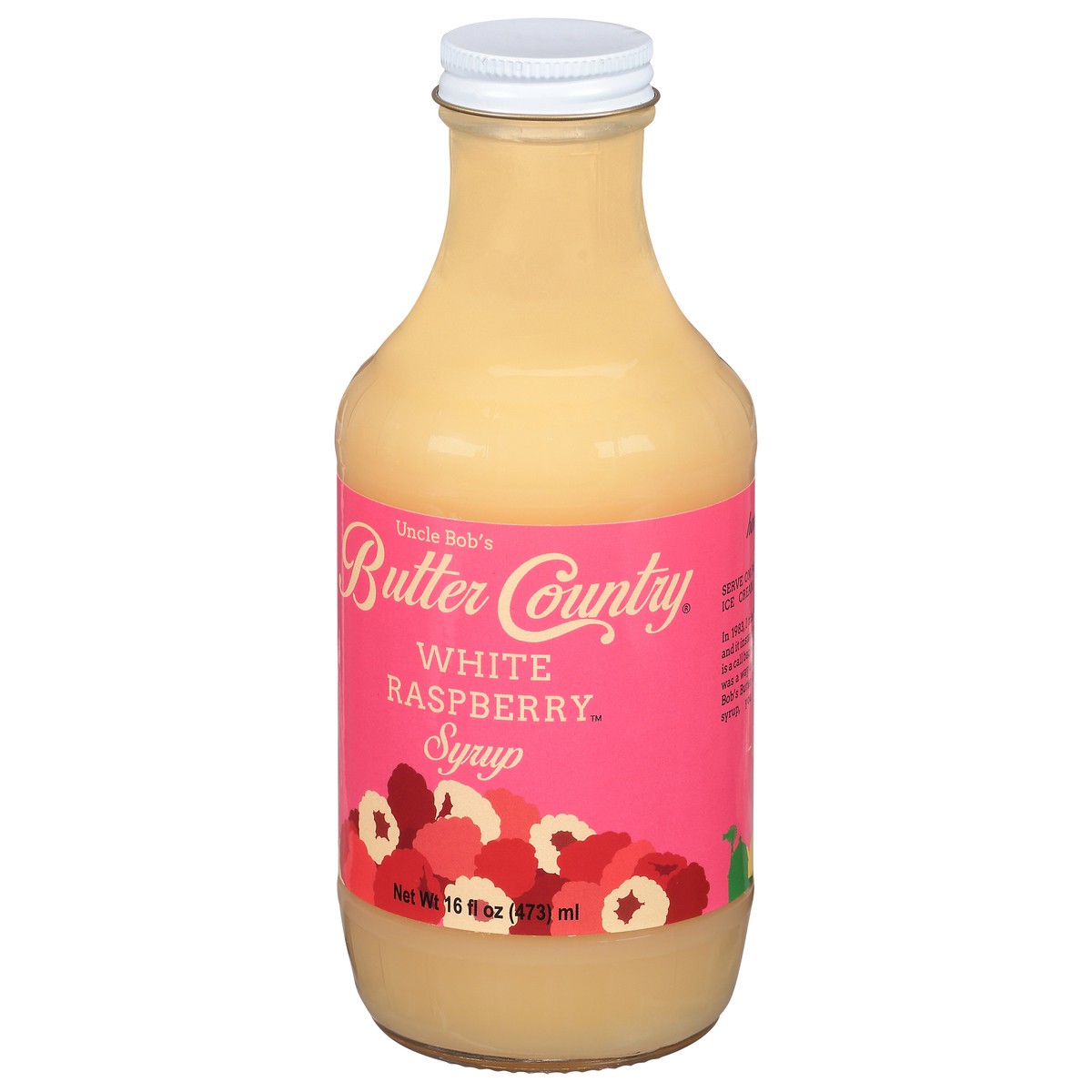 slide 5 of 14, Uncle Bob's Butter Country White Raspberry Syrup 16 fl oz, 16 fl oz