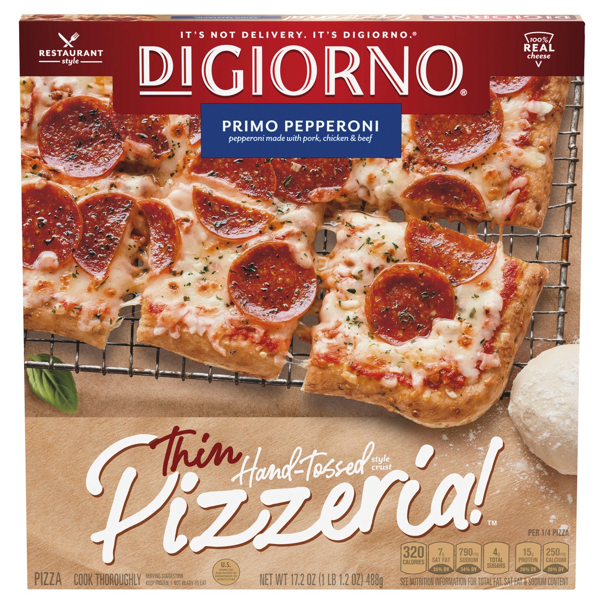 slide 1 of 9, DiGiorno Pizza, 17.2 oz