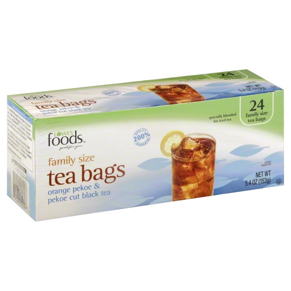 slide 1 of 1, Lowes Foods Family Size Tea Bags - 24 ct, 24 ct