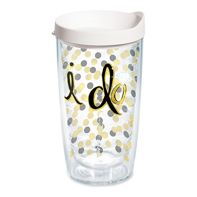 slide 1 of 1, Tervis I Do'' Wrap Tumbler with Lid'', 16 oz