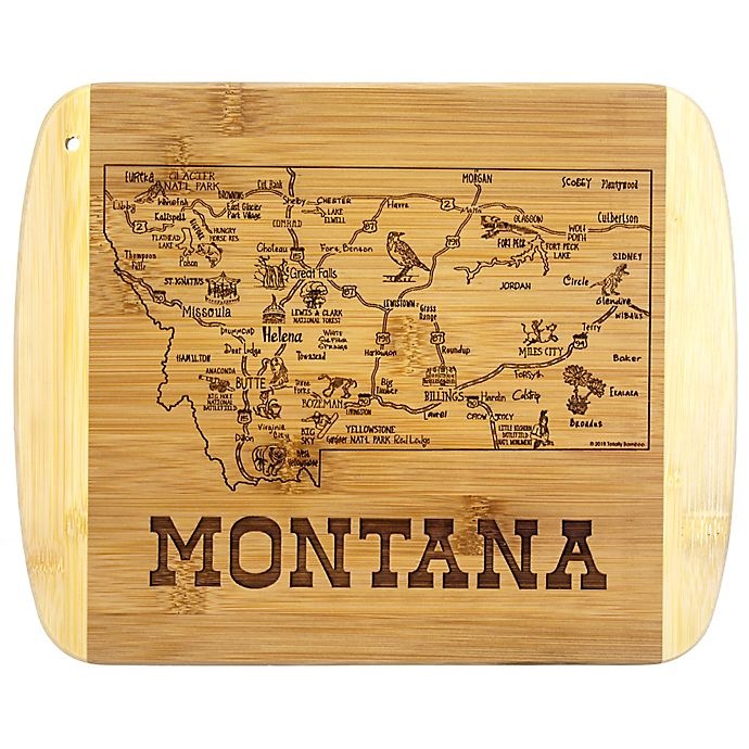 slide 1 of 1, Totally Bamboo Montana Slice of Life Cutting Board, 1 ct