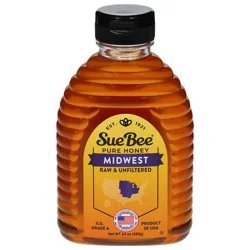 Sue Bee Pure Midwest Raw & Unfiltered Honey 24 oz