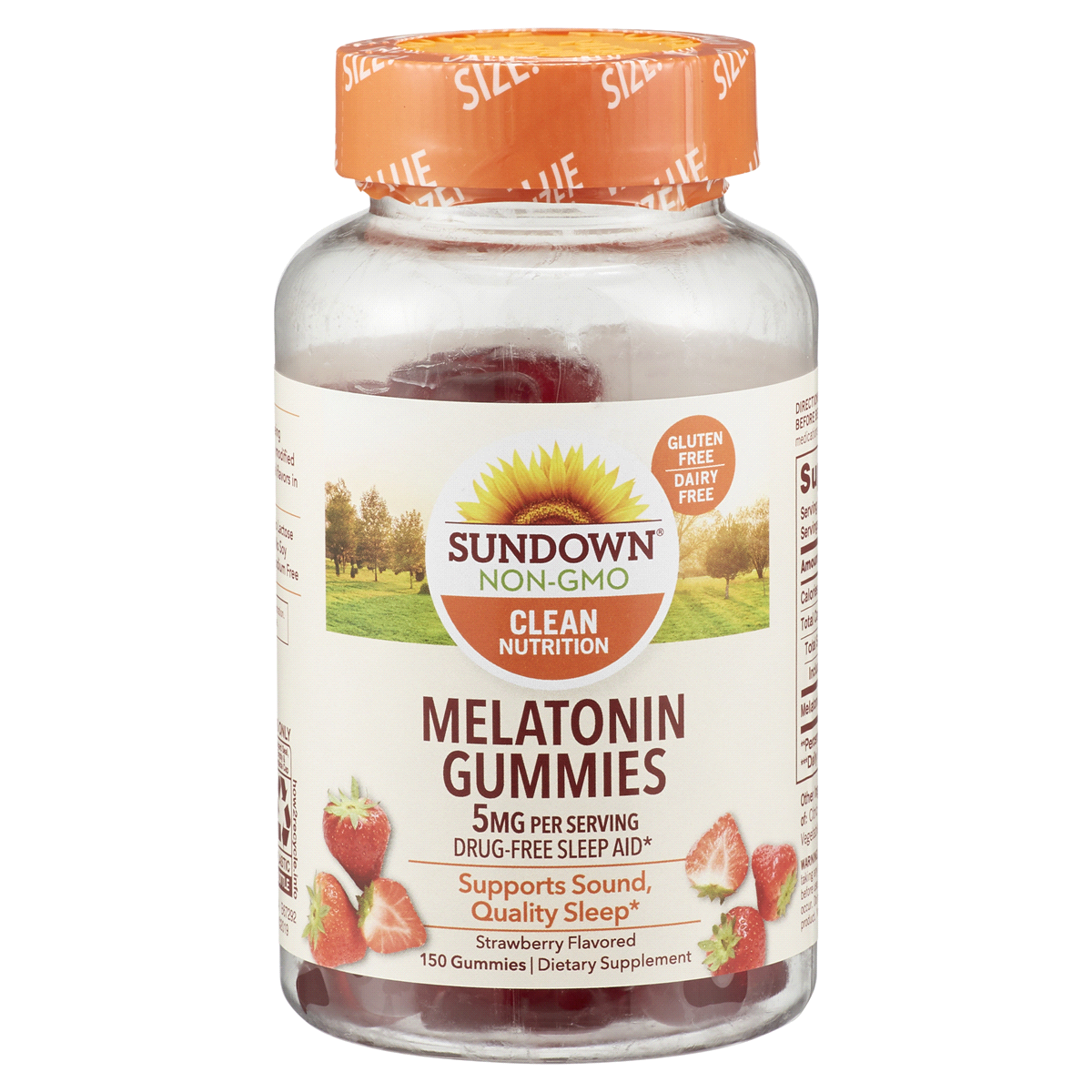 slide 1 of 9, Sundown Naturals Melatonin Gummies, 150 ct