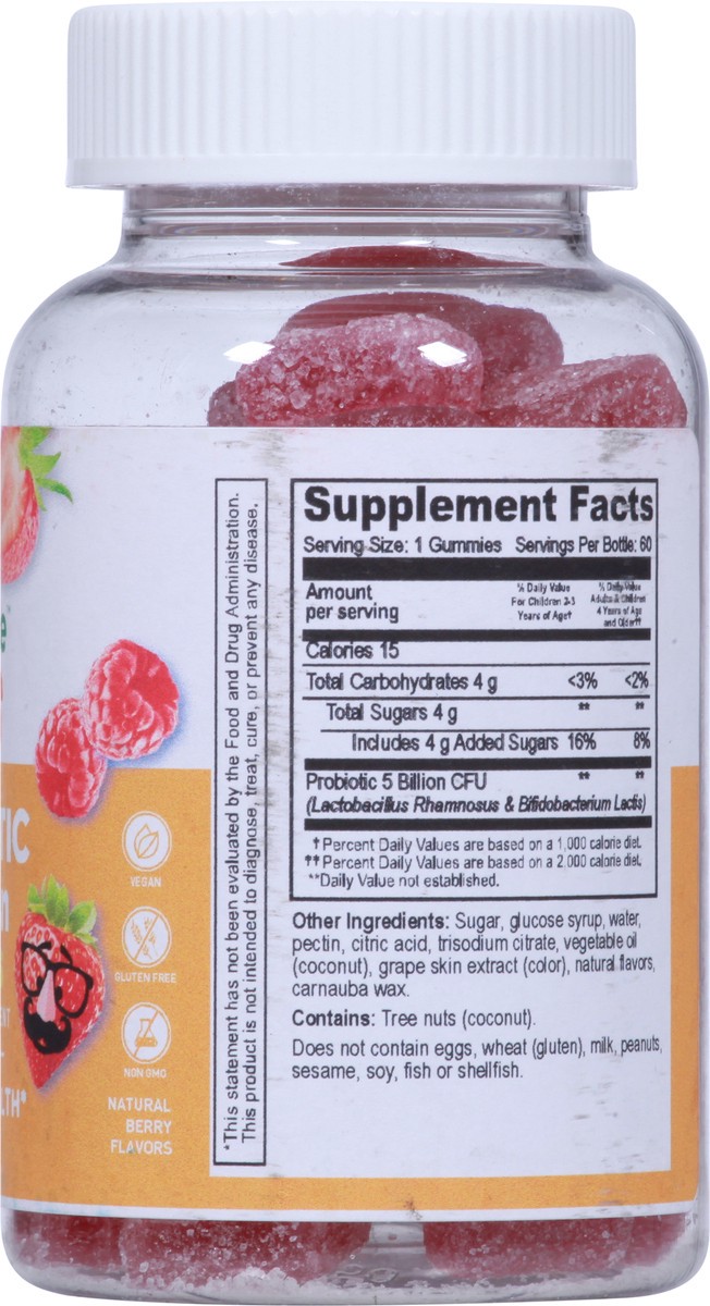 slide 6 of 9, Lifeable Kids Probiotic 5 Billion Gummies - Berry, 60 ct