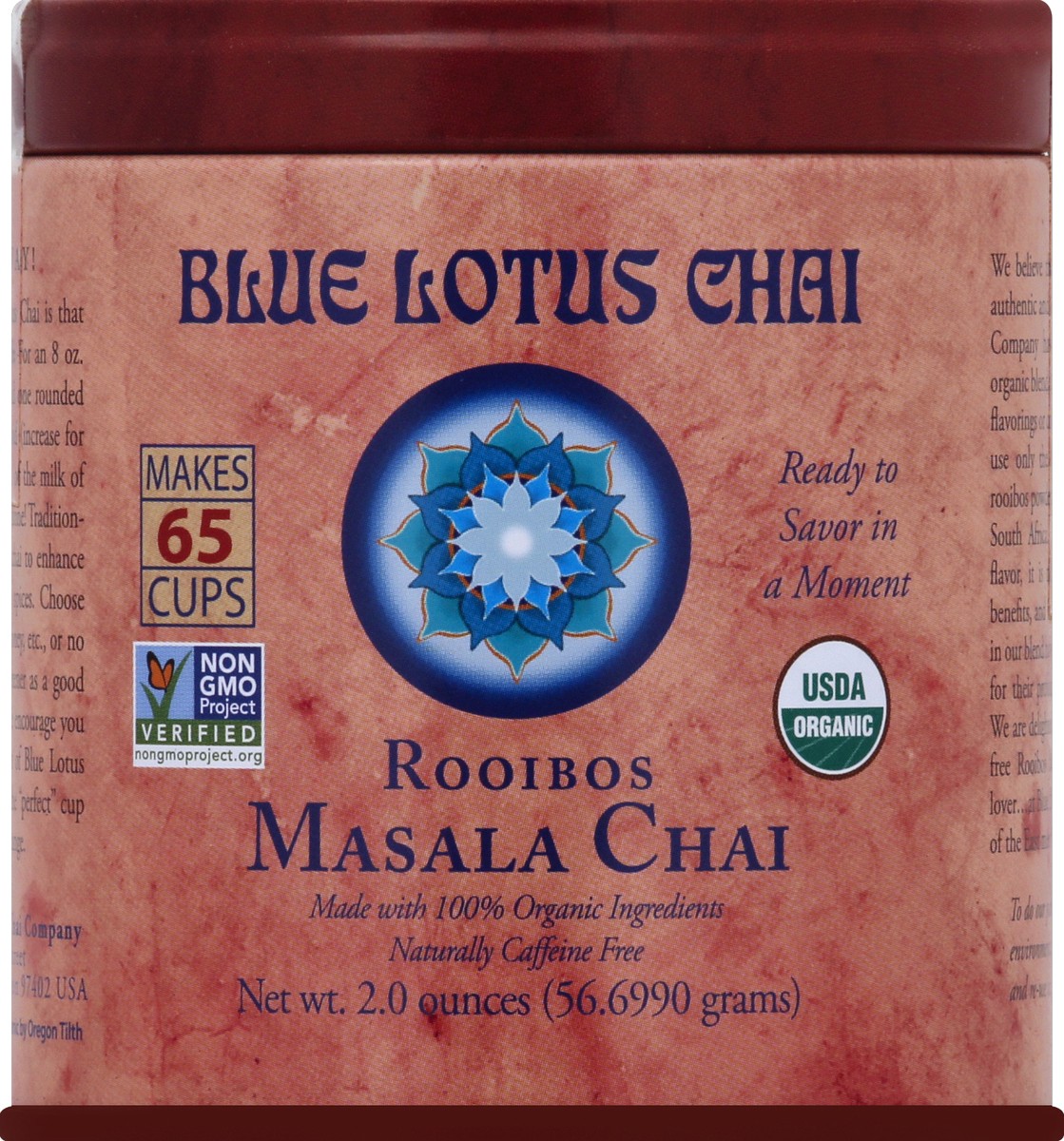 slide 1 of 3, Blue Lotus Chai Rooibos Masala Chai - 2 oz, 2 oz