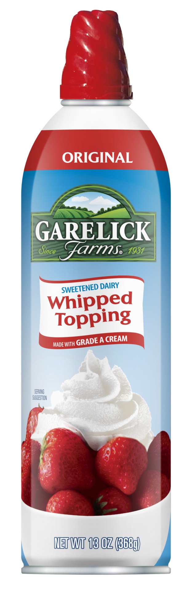 slide 1 of 1, Garelick Farms Original Whipped Dairy Topping - 13 oz Aerosol Can, 13 oz