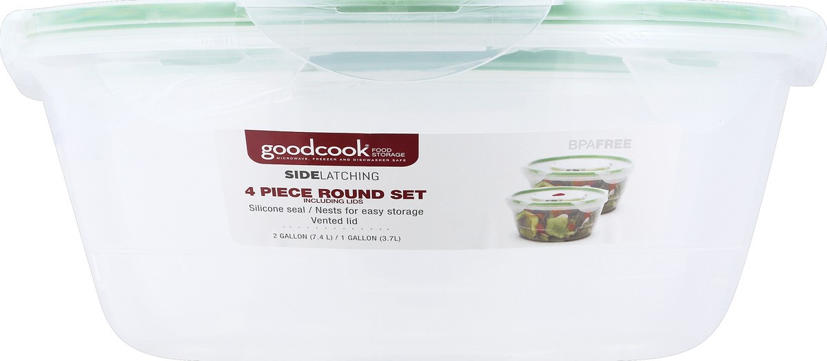 slide 3 of 9, Good Cook 2 Pc 2Pc Side Latch Set Storage, 1 ct