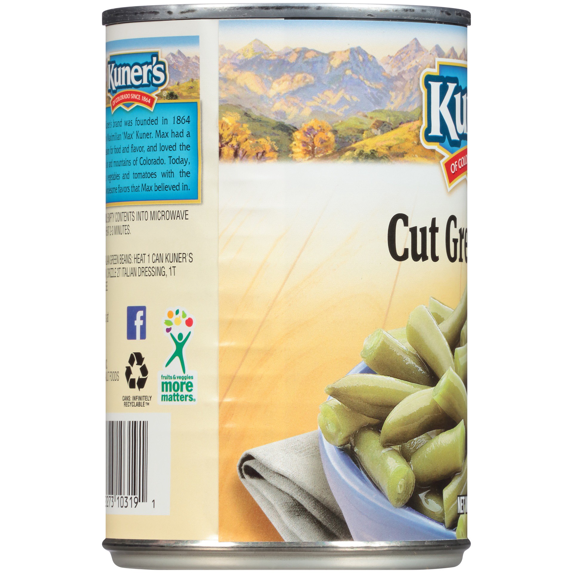 slide 2 of 6, Kuner's Cut Green Beans 14.5 oz, 14.5 oz