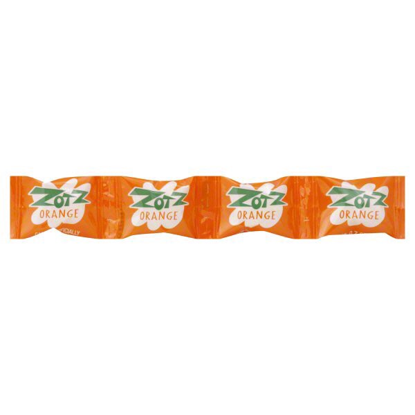 slide 1 of 1, Zotz Candy Strings Orange, 48 ct