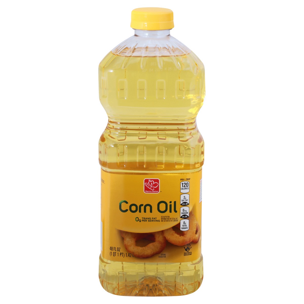 slide 1 of 10, Harris Teeter Corn Oil, 48 oz