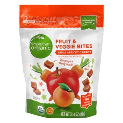 Simple Truth Organic Apple Apricot Carrot Fruit & Veggie Bites Snack