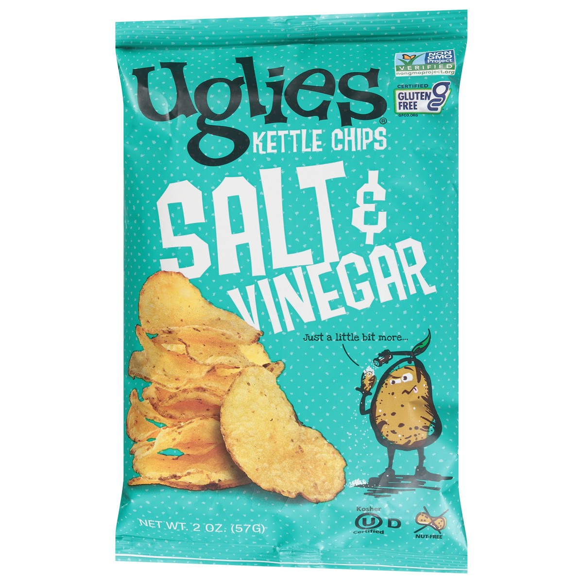 slide 9 of 13, Uglies Salt & Vinegar Kettle Chips 2 oz, 2 oz