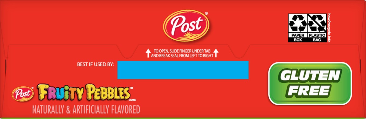 slide 7 of 11, Post Fruity PEBBLES Cereal, 19.5 OZ Box, 19.5 oz