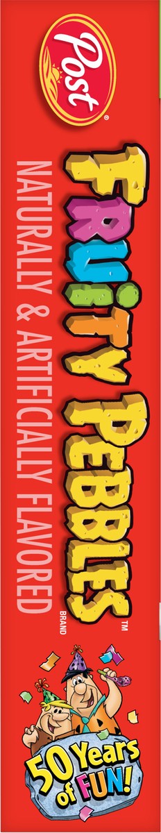 slide 6 of 11, Post Fruity PEBBLES Cereal, 19.5 OZ Box, 19.5 oz