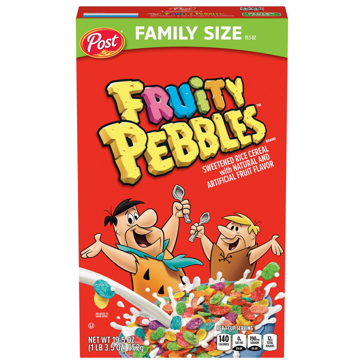 slide 1 of 11, 1/19.5 Post Fruity Pebbles, 19.5 oz